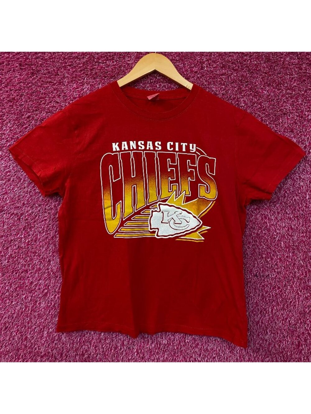 Junk Food Clothing Kansas City Chiefs Women's Graphic T-Shirt Large